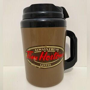 Vintage Tim Hortons Extra Large Coffee Jug With Lid And Handle